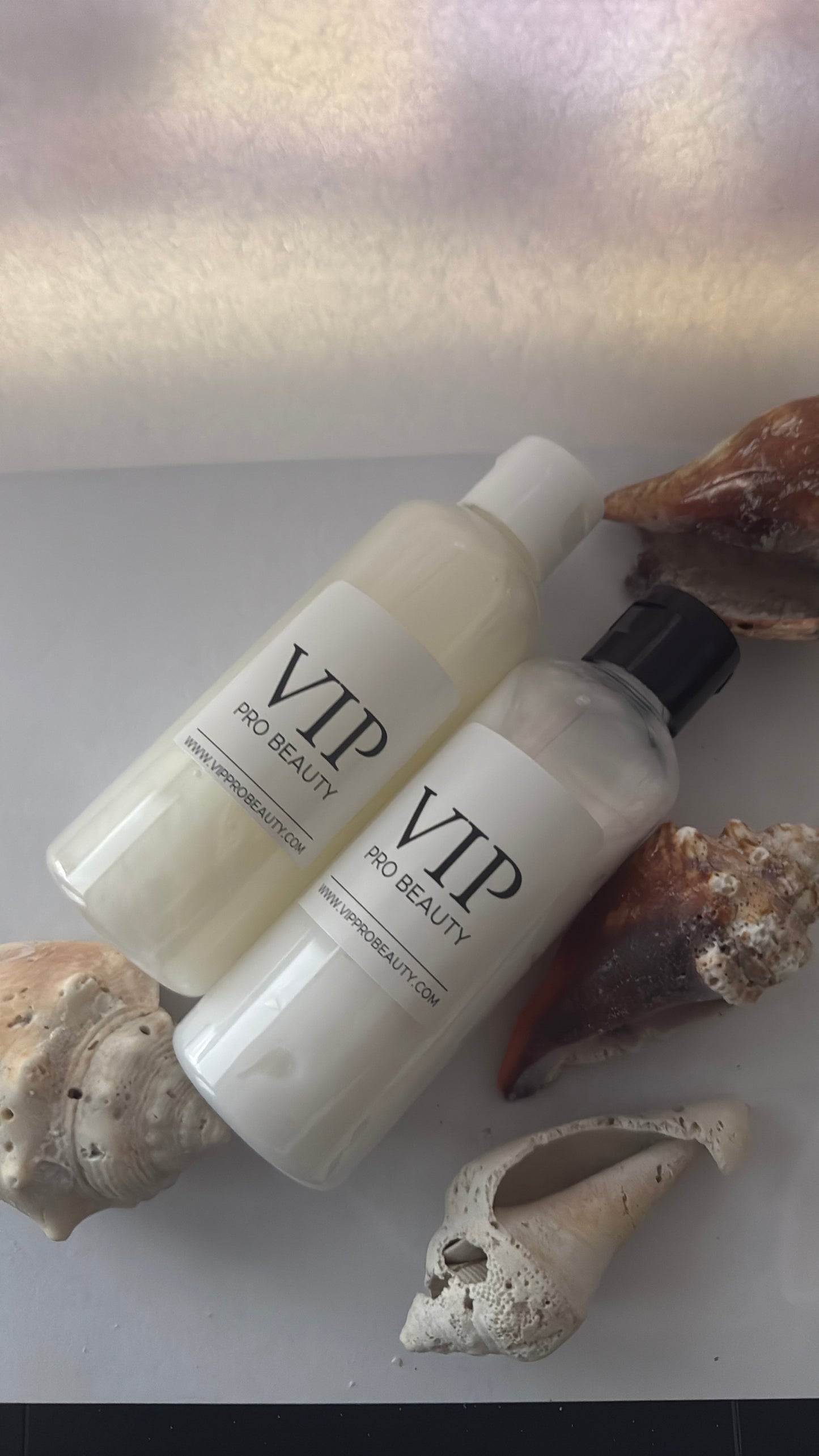 3.5 oz travel size shampoo and conditioner (7 oz total)